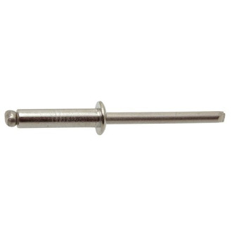 Rivet aveugle tête plate inox A2 - Ø 4 x 18 mm - Boite de 500 - ACTON - 627204X18