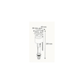 Robinet flotteur alimentation basse compact & silencieux Charente 09 OLFA