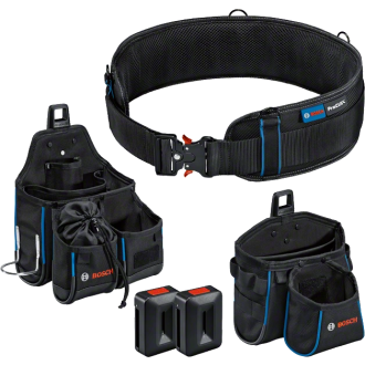 Sac à outil BOSCH Combi-kit :1 ceinture 108 + 2 sacoche GWT 2-4 + 2 Proclick holder - Taille L/XL - 1600A0265R