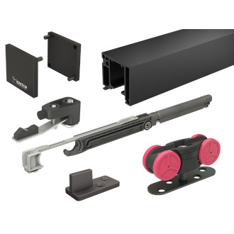 Ensemble complet SAF-SLIM MANTION pour porte coulissante jusqu'à 1030 mm - SAF-S82C-195 