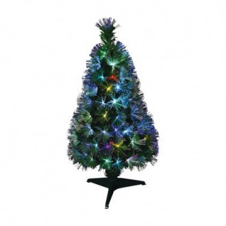 Sapin de noël fibre optique "new-york" 90 cm
