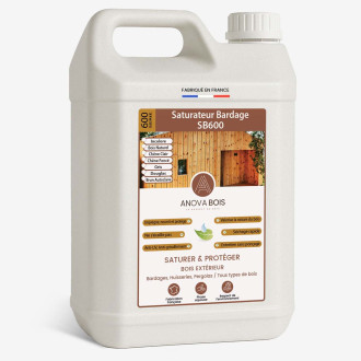 Saturateur bardage et abri de Jardin SB600 AnovaBois - Couleur et conditionnement au choix