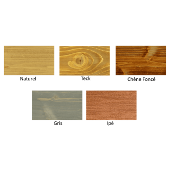 Saturateur Salon de Jardin SJ600 - Tables, chaises et aménagements extérieurs en bois AnovaBois - Couleur et conditionnement au choix