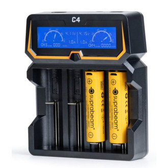 Chargeur Li-Ion et NiMh avec 2 batteries incluses Suprabeam - SB952002