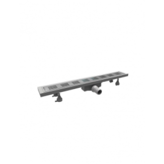 Siphon linodouche sh caniveau 600 pour étanchéité sol pvc