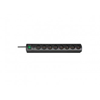 Multiprise Primera-Line 8 prises avec interrupteur Noir 2m BRENNENSTUHL 1153301128