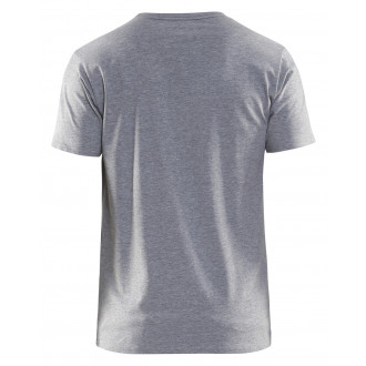 T-shirt stretch Gris chiné