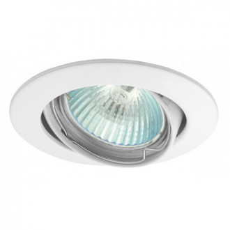 Support spot rond orientable 82mm (5 couleurs au choix) - Finition - Blanc