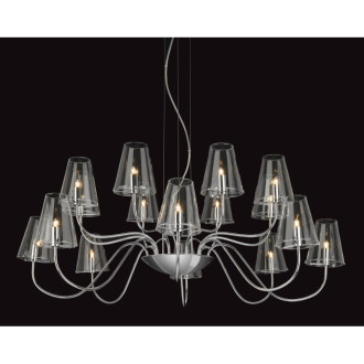 Suspension 16 ampoules jasmine, chrome et verre