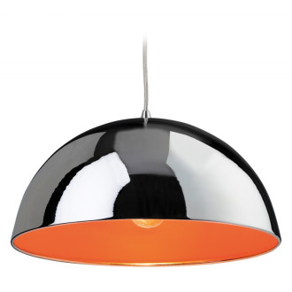 Suspension bistro, chrome / orange