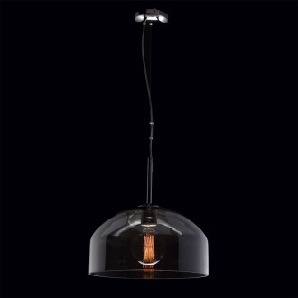 Suspension chromée elegance 1 ampoule 163 cm