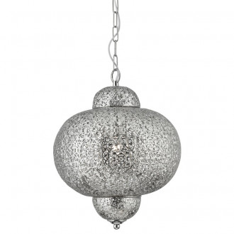 Suspension moroccan 29 cm, en argent satiné Suspension moroccan 29 cm, en argent satiné