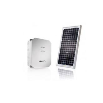 Kit d'alimentation solaire pour le motorisations slidy, evolvia, exavia, gdk, sgs et sga somfy