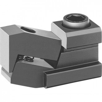 Tendeur de table plat «Mini-Bulle», Rainure : 12 mm, H minimum 2,5 mm, H maximum 13,5 mm, B : 18 mm, C : 1,8 mm, H1 : 11 mm, L : 52 mm, X : 5 mm