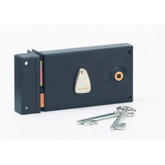Thirard - 001230 -  serrure applique horizontale 4 gorges à fouillot 140x82 mm gauche 2 clés