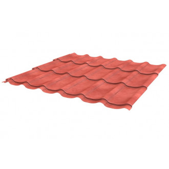 Tôle bac acier motif tuiles Plastimetal pour couverture Joris Ide
