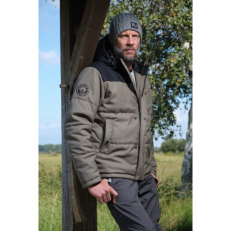 Gilet bosseur bear - kaki/noir - xxl - 11724-011