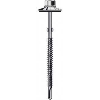 Vis têtalu autoperceuse à ailettes P13 pour plaques support de tuiles sur panne métallique