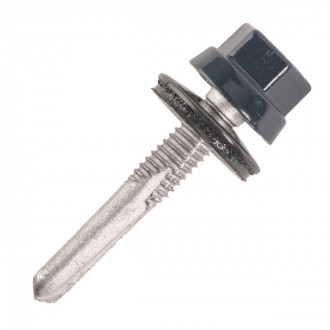 Vis bac acier SCELL-IT Plage métal IPN - Ø5.5 x 32 mm - TH12 - Bleu gris RAL5008 - Sachet de 100 - ZTPR-55032-5008