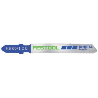 Lame de scie sauteuse festool hs 60/1,2 bi - 5 pièces - 486556