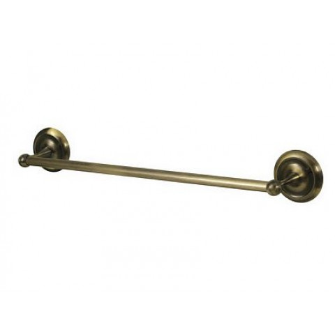 Barre porte-serviette en laiton antique
