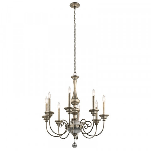 Chandelier rosalie 8 ampoules