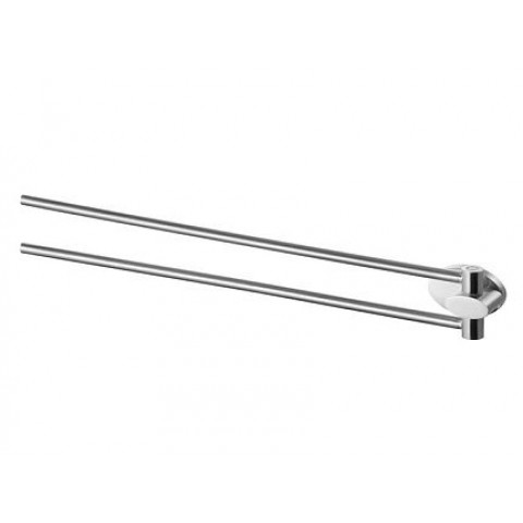 Porte serviette mural double pivotant