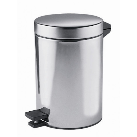 Poubelle série HOTELLERIE - Chromé - contenance 3 litres