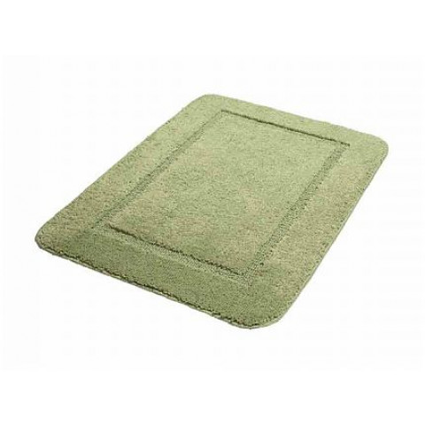 Tapis de salle de bain 50 x 70 cm microfibre couleur vert