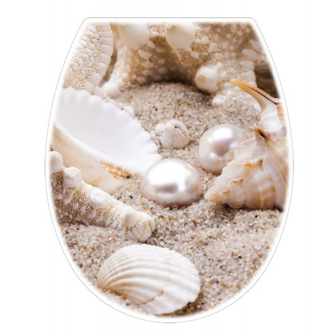 Abattant wc coquillage 