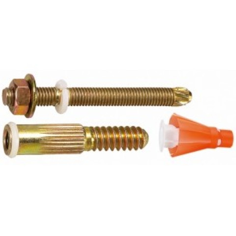 062320 Cheville SATELIS + Goujon M12x90 E+R - Epaisseur maxi pièce à fixer : 25 mm - Boîte de 10 