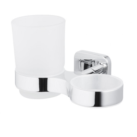 Support porte verre à dent double serie forte 