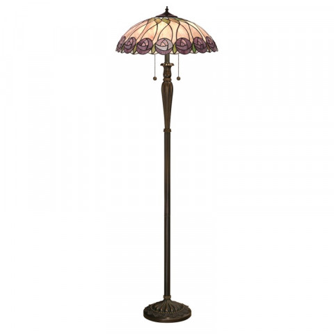 Lampadaire hutchinson, verre et résine