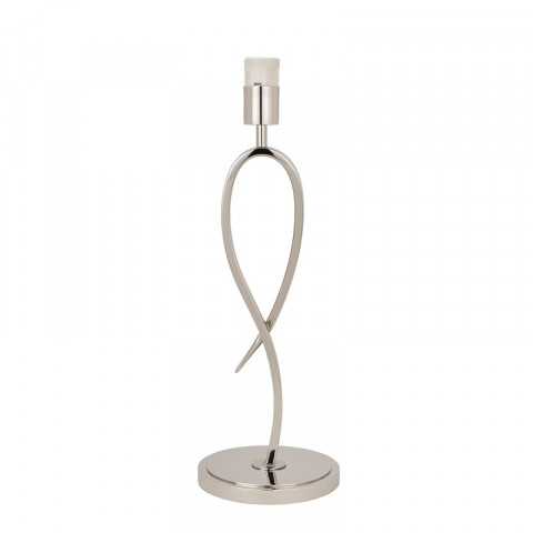 Base de lampe penn, nickel poli (sans abat-jour)