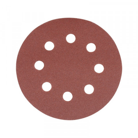 10 disques abrasifs perforés auto-agrippants 115 mm - Grain 240