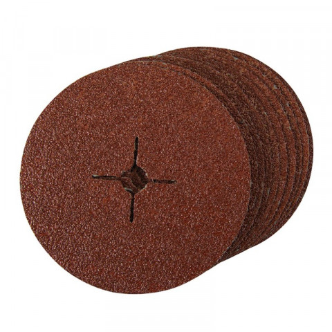 10 disques en fibre 180 x 22,23 mm - Grain 24