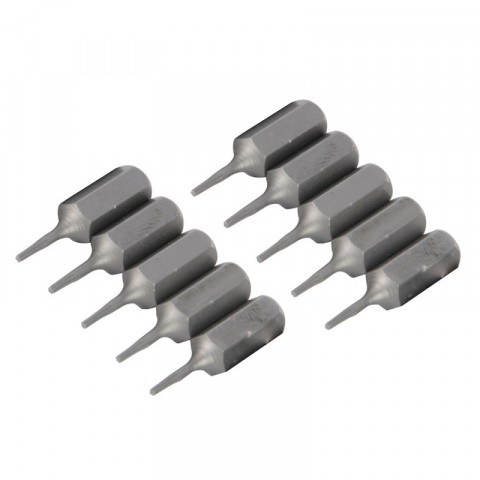 10 embouts Torx chrome-vanadium - T4