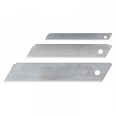 10 Lames De Cutter Largeur 18 mm en étui plastique (sur carte)