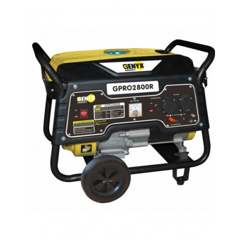 Genyx groupe électrogène 2800w 4 temps ovh 6,5cv 196cm3 mono gpro2800r