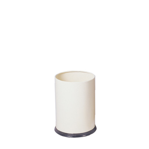 Corbeille à papier getsi classic corps en acier poudré époxy blanche capacité 12 litres