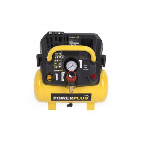 Powerplus compresseur portatif 1100 w 6l - powx1721