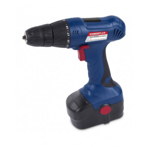 Powerplus perceuse visseuse sans fil 14,4v + 2 batteries - pow30633
