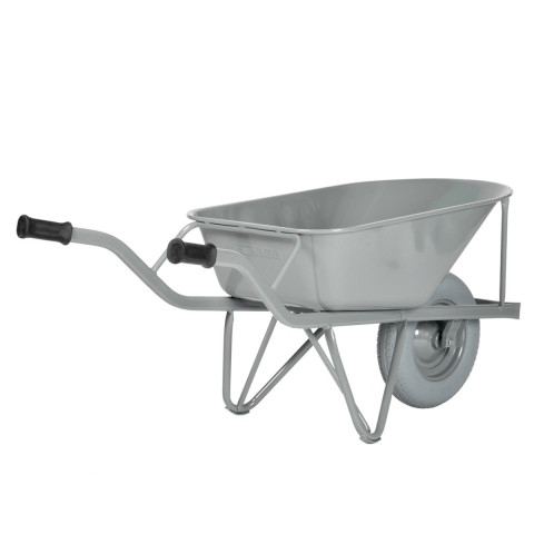 Brouette 80L, extra renforcée roue increvable, capacité 80 l