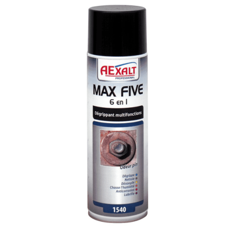 Aérosol dégrippant multifonctions 6 en 1 max five 650 ml