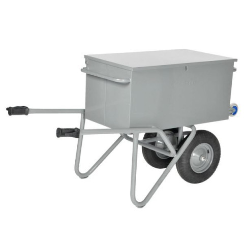 Brouette aluminium profi-Max Plus rouge avec roue pneumatique