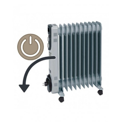 Einhell radiateur bain huile 2500w mr 1125/1