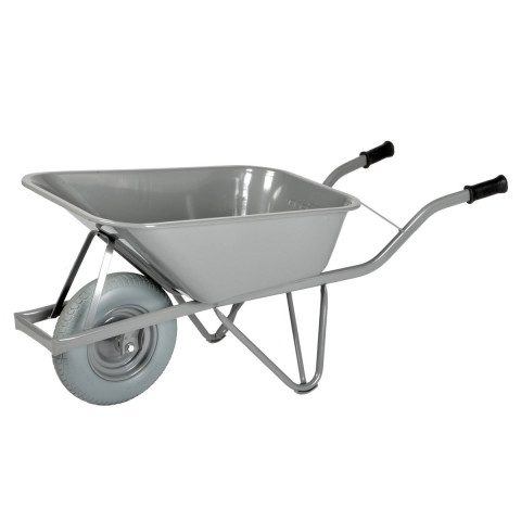 Brouette renforcée cap. 100 litres, roue anti-crevaison