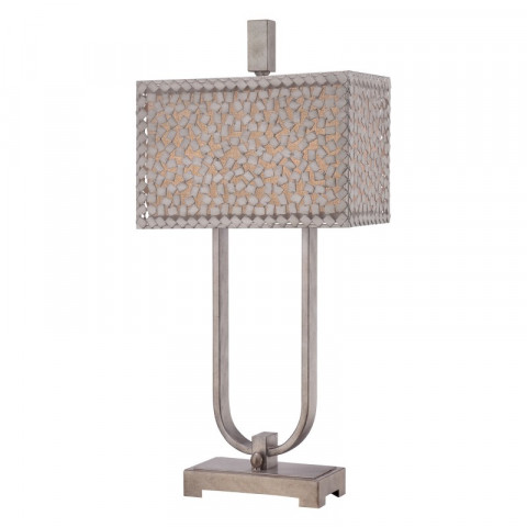 Lampe confetti, argent antique