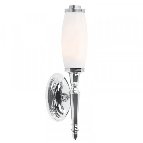 Applique dryden5, chrome et verre