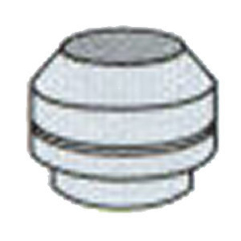 Cône de finition inox pour conduit I-CUBE DPZ - Diamètre int. : 180